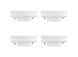 9012164633568 - Jusch - GX53 LED-Glühbirne 9 w Kaltweiß 6000 k 120 ° entspricht cfl GX53-Lampe 15 W–18 w 900 lm nicht dimmbar LED-Einbaustrahler für