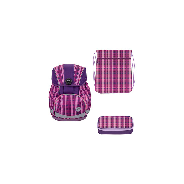 9014400263904 - Schulranzen-Set Easy Pack Purple Kunstfaser lila 9014400263904 BELMIL