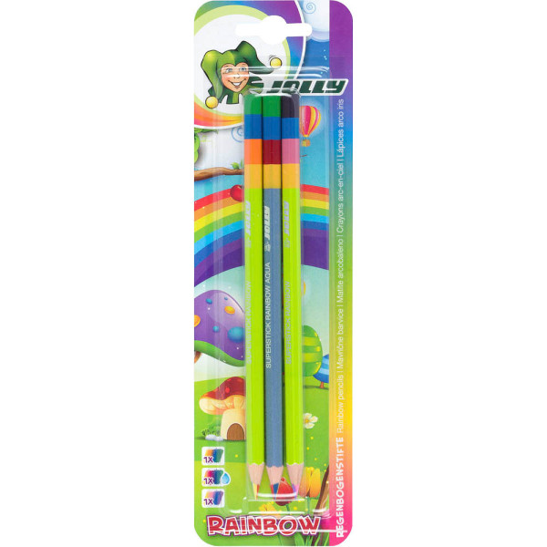 9014400308186 - SUPERSTICK RAINBOW Buntstifte mehrfarbig 9014400308186 0-140-00 3 Stück