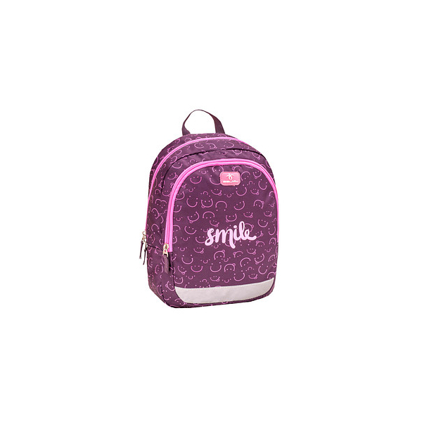 9014400318451 - Kindergartenrucksack Kiddy Pink Smile Kunstfaser pink 9014400318451 BELMIL