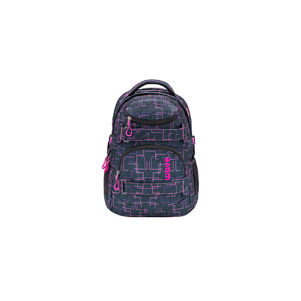 9014400319243 - Schulrucksack Infinity Cubic Pink Kunstfaser schwarzpink 9014400319243 BELMIL