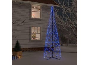 9014955573633 - Maisonchic - LED-WeihnachtsbaumOutdoor-LichterkettenWeihnachtsschmuck Weihnachtsdekoration Kegelform Blau 1400 LEDs 160x500 cm CIW21090