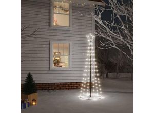 9014955573701 - LED-WeihnachtsbaumOutdoor-LichterkettenWeihnachtsschmuck Weihnachtsdekoration Kegelform Kaltweiß 108 LEDs 70x180 cm CIW24900 Maisonchic