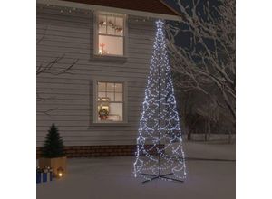 9014955573725 - Maisonchic - LED-WeihnachtsbaumOutdoor-LichterkettenWeihnachtsschmuck Weihnachtsdekoration Kegelform Kaltweiß 1400 LEDs 160x500 cm CIW70033