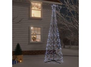 9014955573763 - Maisonchic - LED-WeihnachtsbaumOutdoor-LichterkettenWeihnachtsschmuck Weihnachtsdekoration Kegelform Kaltweiß 500 LEDs 100x300 cm CIW56921