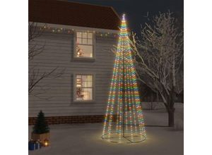 9014955573848 - LED-WeihnachtsbaumOutdoor-LichterkettenWeihnachtsschmuck Weihnachtsdekoration Kegelform Mehrfarbig 732 LEDs 160x500 cm CIW99550 Maisonchic