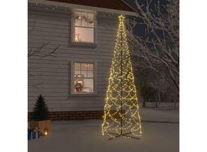 9014955573879 - Maisonchic - LED-WeihnachtsbaumOutdoor-LichterkettenWeihnachtsschmuck Weihnachtsdekoration Kegelform Warmweiß 1400 LEDs 160x500 cm CIW37182