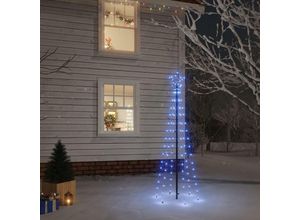 9014955573947 - Maisonchic - LED-WeihnachtsbaumOutdoor-LichterkettenWeihnachtsschmuck Weihnachtsdekoration mit Erdnägeln Blau 108 LEDs 180 cm CIW10889