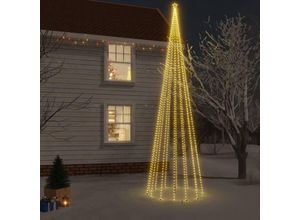 9014955574098 - LED-WeihnachtsbaumOutdoor-LichterkettenWeihnachtsschmuck Weihnachtsdekoration mit Erdnägeln Warmweiß 1134 LEDs 800 cm CIW66483 Maisonchic