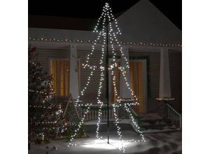 9014955576306 - Weihnachtsbaum，Kunstbaum，Weihnachtsschmuck Weihnachtsdekoration Kegelform 360 LEDs Indoor und Outdoor 143x250 cm CIW26551MaisonChic