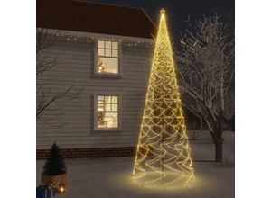 9014955576481 - Maisonchic - WeihnachtsbaumKunstbaumWeihnachtsschmuck Weihnachtsdekoration mit Erdnägeln Warmweiß 3000 LEDs 800 cm CIW52136