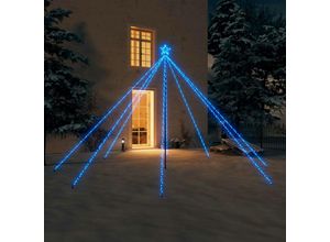 9014955578713 - Maisonchic - Weihnachtsbaum-LichterketteKunstbaumWeihnachtsschmuck Weihnachtsdekoration Indoor Outdoor 576 LEDs Blau 36 m CIW15398