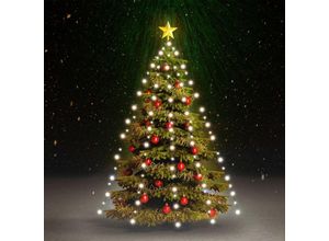 9014955578836 - Maisonchic - Weihnachtsbaum-LichternetzKunstbaumWeihnachtsschmuck Weihnachtsdekoration mit 180 LEDs Kaltweiß 180 cm CIW11715