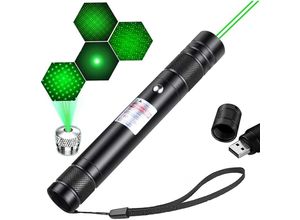 9017175230317 - Aougo - Tragbare wiederaufladbare Taschenlampe für den Außenbereich Wandern Camping Astronomie grünes Licht npterbl