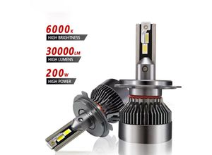 9017175231727 - H4 LED-Lampen 30000LM 200W für 24V-Automobile 6001K Weiß NPTERBL