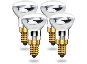 9017175233813 - Lavalampe 25 W E14 R39 warmweiß Reflektorlampe SES kleine Edison-Schraube Glühlampe für Strahler 4 Stück NPTERBL