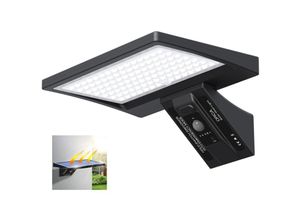 9017175234025 - Memkey - npterbl Außen-Solarlampe 5200 mAh Außen-Solarleuchte mit 150°-Bewegungssensor IP65 LED-Sicherheitsbeleuchtung Außenwandbeleuchtung