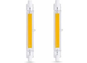 9017988967677 - Ahlsen R7S LED-Glühbirne 118 mm 10 w warmweiß 3000 k 1000 lm R7S J118 80 w 100 w Halogenlampen-Äquivalent nicht dimmbar R7S 118 mm schlanke