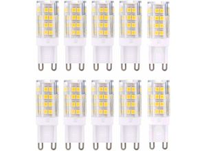 9019936807455 - MINKUROW G9 LED-Glühbirnen warmweiß 3000 K 5 W G9 LED-Glühbirne entspricht 40 W Halogenbirnen 420 Lumen Nicht dimmbar 10er Pack