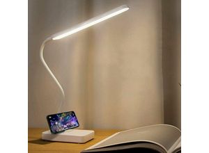 9019936824582 - Usb wiederaufladbare kabellose LED-Schreibtischlampe Touch dimmbare Intensität 3 Farbmodi Lesetisch Kinderzimmer Nachttischlampe - Minkurow