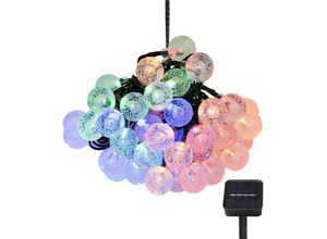 9020000040128 - Bunte Kugel-Lichterkette 15 m 100 LEDs RGB-Kugel-Lichterkette mit Fernbedienung usb oder Batterie mehrfarbige Lichterkette für den Innen- und