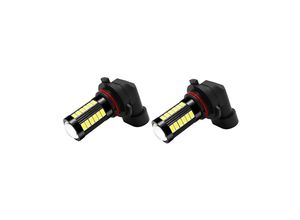 9020000040418 - Jusch - 2er-Pack Auto-Nebelscheinwerfer H8 H11 6500K 1400 Lumen led IP67 Weiß