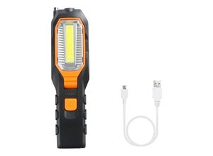 9020162515854 - Wiederaufladbare LED-Arbeitsleuchte 6-in-1 tragbare Taschenlampe 4 Modi 360 lm Arbeitsleuchte Notfall-Inspektionslampe mit Haken Magnetplatte