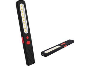 9020162600598 - Lycxames - Wiederaufladbare LED-Arbeitsleuchte 2-in-1-Inspektionsleuchte und 3 w COB-LED-Taschenlampe mit Doppelmagnet für Garage Auto Werkstatt