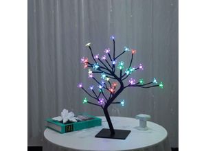 9022090410690 - Readcly - LED-Sakura-Blumenlampe verstellbare Zweige geeignet für Raumdekoration und Geschenke (bunt)