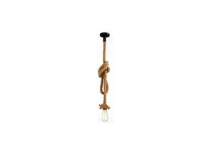 9024309018635 - Eting - Pendelleuchte Kronleuchter Hanfseil Industrielle Deckenlampe für Zuhause Wohnzimmer Balkon Restaurant (Plain 100CM)