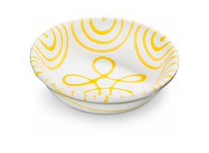 9025800033301 - Gelbgeflammt Müslischale klein (ø 14cm) - Gmundner Keramik