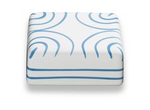 9025800035879 - Blaugeflammt Oberteil Butterdose - Gmundner Keramik