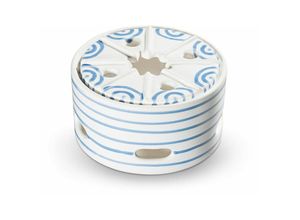 9025800036821 - Blaugeflammt Stövchen (ø 14cm) - Gmundner Keramik