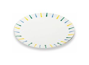 9025800144205 - Buntgeflammt Speiseteller Cup (ø 28cm) - Gmundner Keramik