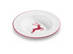 9025800254546 - Bordeauxr Hirsch Suppenteller Gourmet (Ø 24cm)