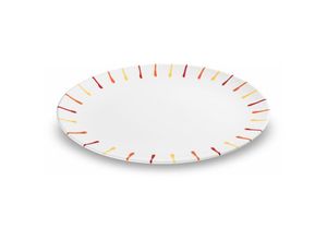 9025800263654 - Landlust Platte oval (33x26cm) - Gmundner Keramik