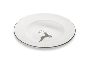 9025800264453 - Grauer Hirsch Pastateller Gourmet (ø 29cm) - Gmundner Keramik