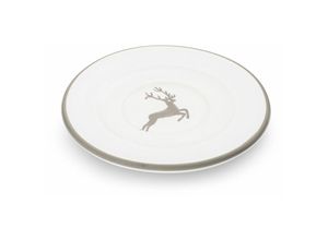 9025800264569 - Grauer Hirsch Unterteller Espresso (ø 11cm) - Gmundner Keramik