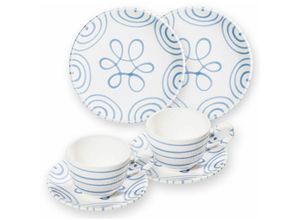 9025800293644 - Blaugeflammt Frühstück für 2 Cup - Gmundner Keramik 9025800293644 - Blaugeflammt Frühstück für 2 Cup - Gmundner Keramik