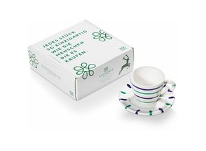 9025800294207 - Traunsee Espresso für Dich 2tlgim Geschenkkarton - Gmundner Keramik