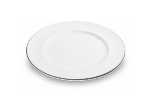 9025800297604 - Grauer Rand Speiseteller Gourmet (ø 27cm) - Gmundner Keramik