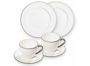 9025800298809 - Grauer Rand Frühstück für 2 Gourmet - Gmundner Keramik