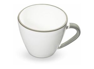 9025800303671 - Grauer Rand Cappuccino Tasse 016 Liter - Gmundner Keramik