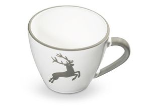 9025800303886 - Grauer Hirsch Cappuccino Tasse 016 Liter - Gmundner Keramik