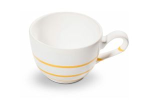 9025800308850 - Pur Geflammt Gelb Kaffeetasse Cup 019 Liter - Gmundner Keramik