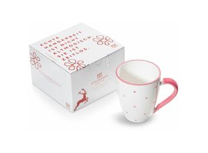 9025800309338 - Herzerl Rosa Frühstücksbecher Max(03 l)im Karton - Gmundner Keramik