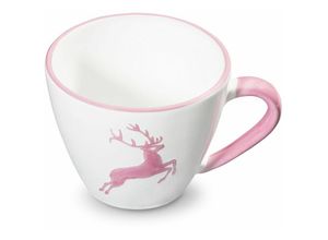 9025800311539 - Rosa Hirsch Kaffeetasse Gourmet (0 2L) - Gmundner Keramik