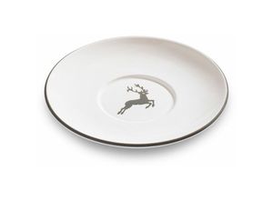 9025800316725 - Grauer Hirsch Untert Teetasse Maxima (Ø18cm) - Gmundner Keramik