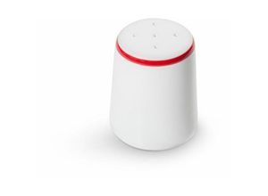 9025800318842 - Rubinroter Rand Salzstreuer gerade - Gmundner Keramik