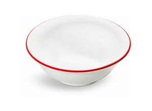 9025800318866 - Rubinroter Rand Salatschüssel (ø 20cm) - Gmundner Keramik